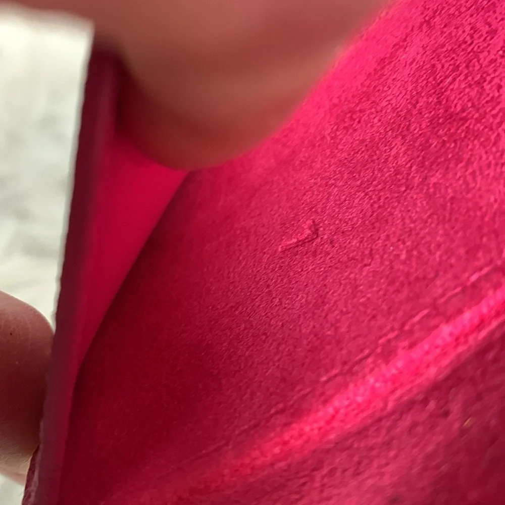 Authentic Louis Vuitton iPhone 7 monogram and hot pink phone case
